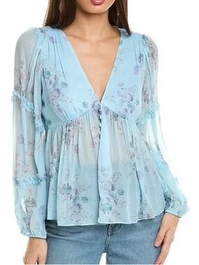 LoveShackFancy Elian Blouse